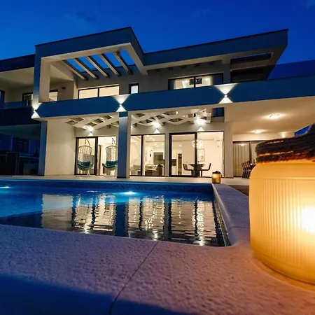 Contemporary Zadar Villa 4 Bedrooms Villa Barako Prestige Private Heated Pool Air-Conditioning Zaton *