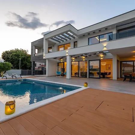 Contemporary Zadar Villa 4 Bedrooms Villa Barako Prestige Private Heated Pool Air-Conditioning Zaton *