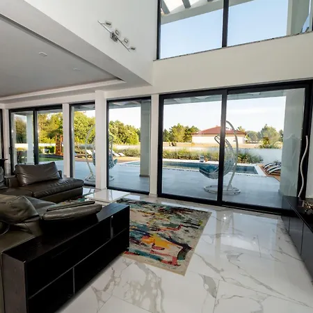 Contemporary Zadar Villa 4 Bedrooms Villa Barako Prestige Private Heated Pool Air-Conditioning Zaton Willa Nin