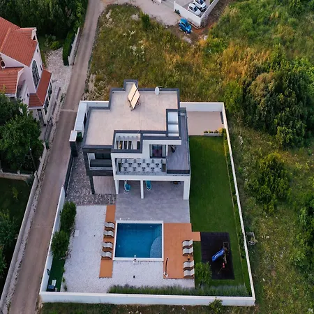 Contemporary Zadar 4 Bedrooms Barako Prestige Private Heated Pool Air-conditioning Zaton *