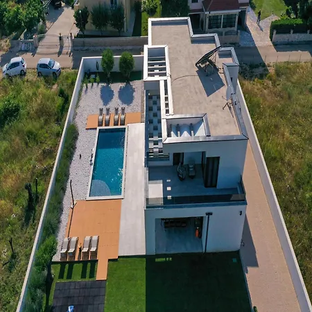 Villa Contemporary Zadar 4 Bedrooms Barako Prestige Private Heated Pool Air-conditioning Zaton