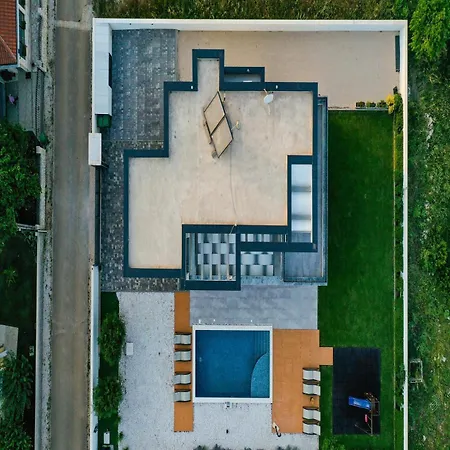 Contemporary Zadar 4 Bedrooms Barako Prestige Private Heated Pool Air-conditioning Zaton וילה *