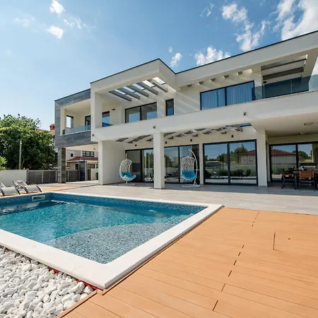 Contemporary Zadar 4 Bedrooms Barako Prestige Private Heated Pool Air-conditioning Zaton Villa *